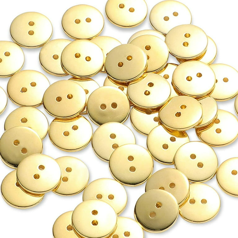 20 BLACK WHITE MIXED Buttons 15mm Round 2 Hole Wood Sewing Embellishment Craft